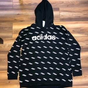Oversized adidas hoodie